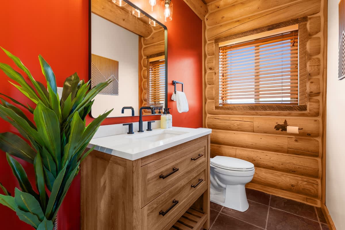 Bathroom near entry