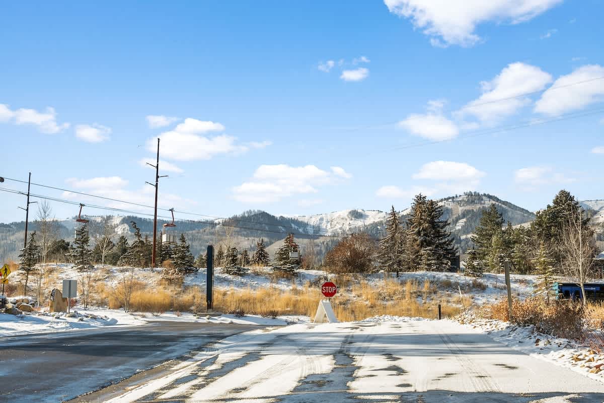Parking Lot looking toward Mountain
