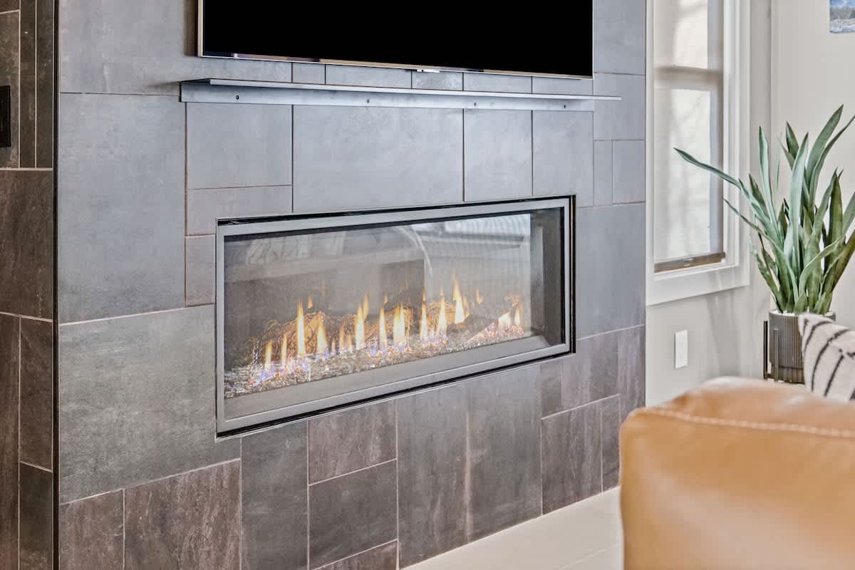 Upstairs Fireplace