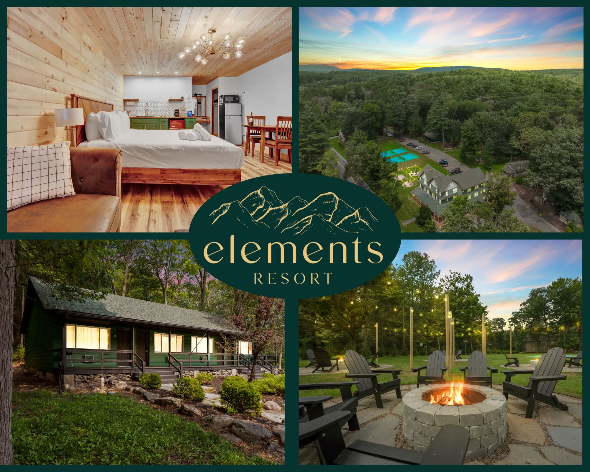 Pocono Modern in the Pines | Firepits
