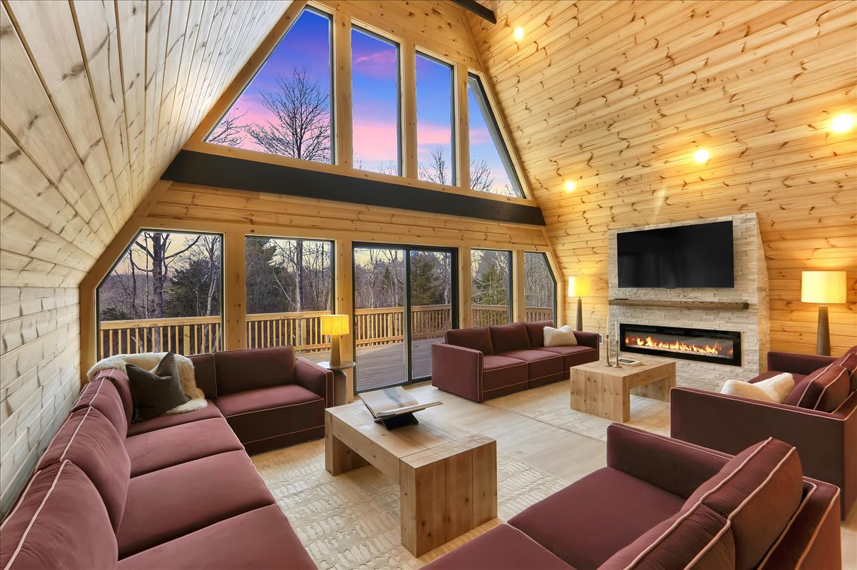 Modern A-Frame Cabin | Game Room | Near Lake & Ski — Tobyhanna Township, PA — vacation rental