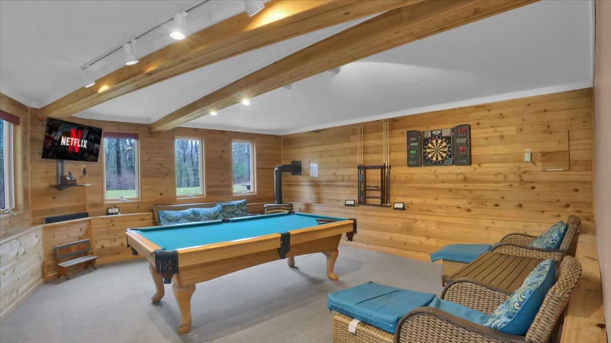 Pocono Cabin Retreat | Hot Tub |Firepit |Game Room