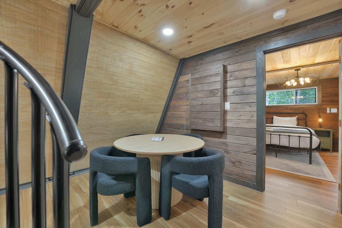 Modern New A-Frame Cabin | Hot Tub | Big Bass Lake