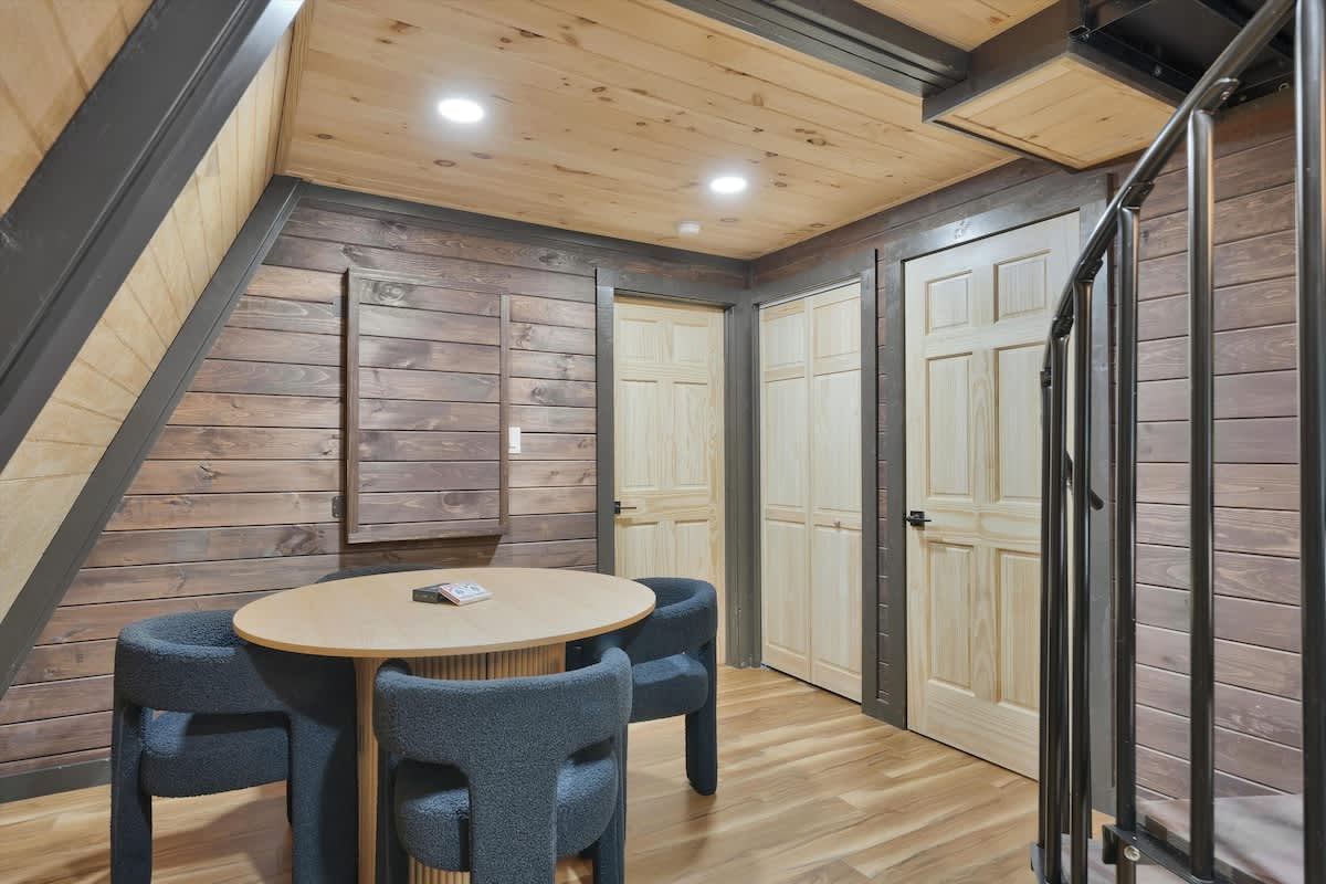 Modern New A-Frame Cabin | Hot Tub | Big Bass Lake