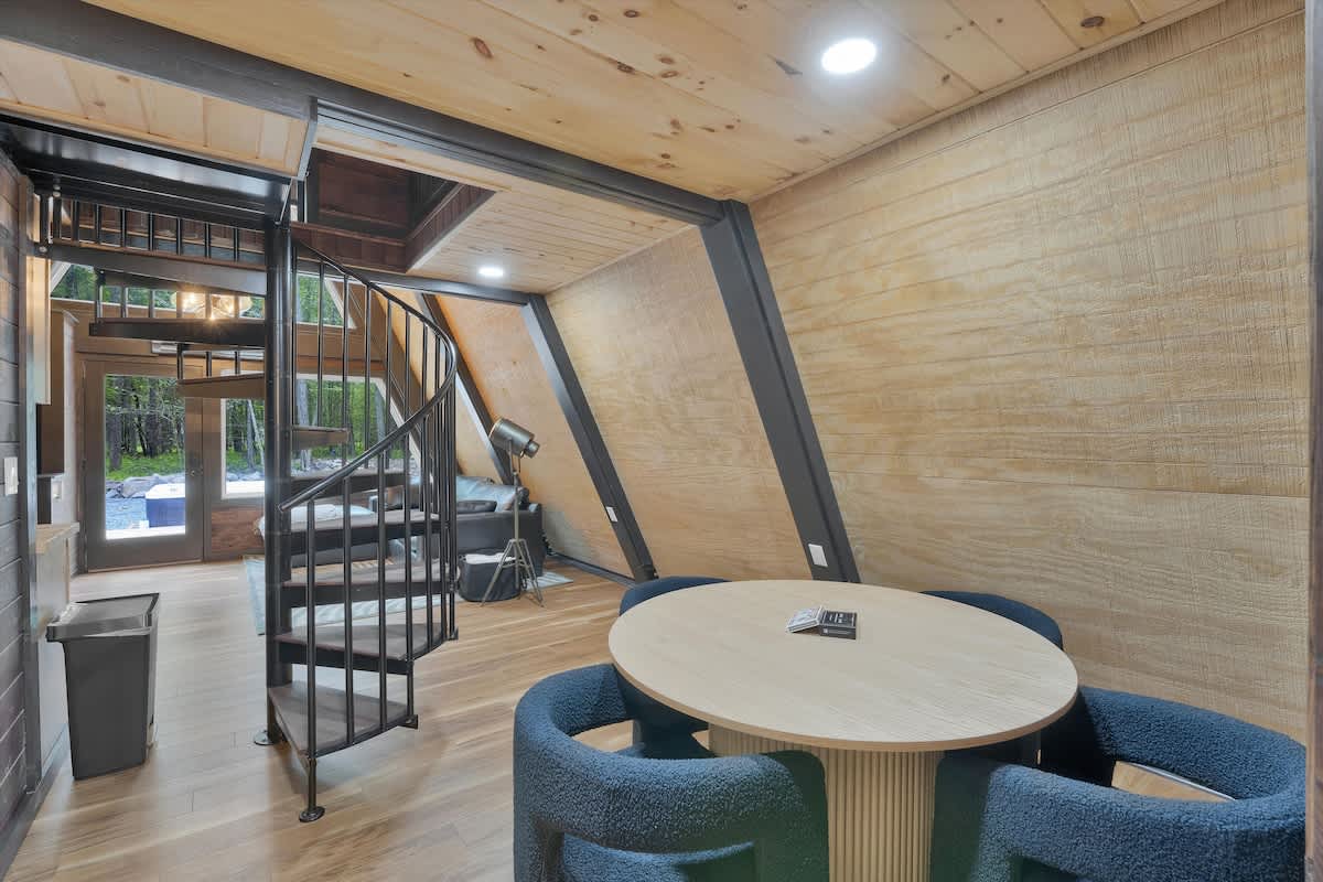 Modern New A-Frame Cabin | Hot Tub | Big Bass Lake
