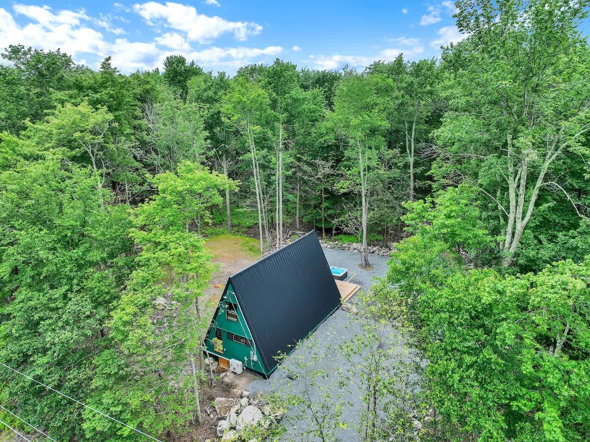 Modern New A-Frame Cabin | Hot Tub | Big Bass Lake