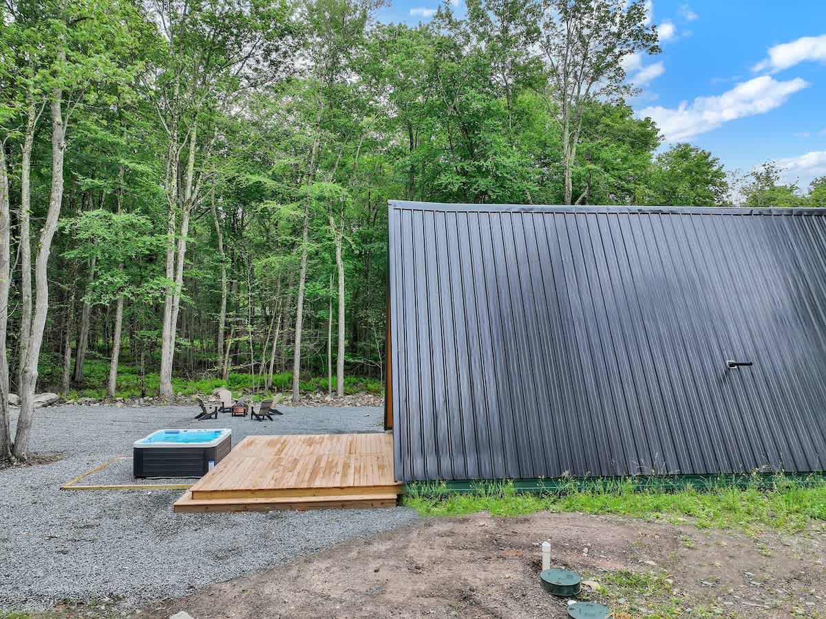 Modern New A-Frame Cabin | Hot Tub | Big Bass Lake