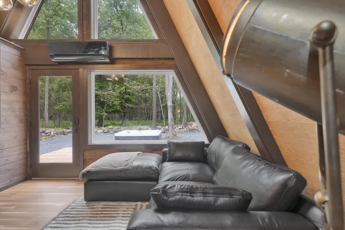 Modern New A-Frame Cabin | Hot Tub | Big Bass Lake