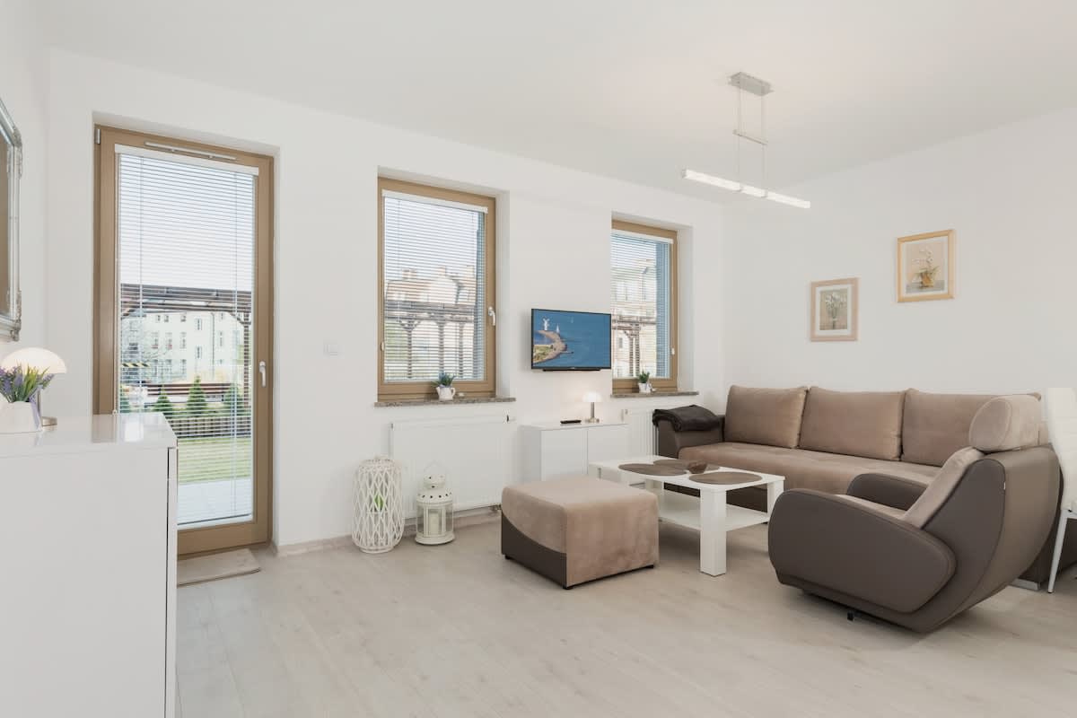 Sikorskiego 1 Świnoujście | Bright Apartment with Terrace — Świnoujście, Województwo zachodniopomorskie — vacation rental