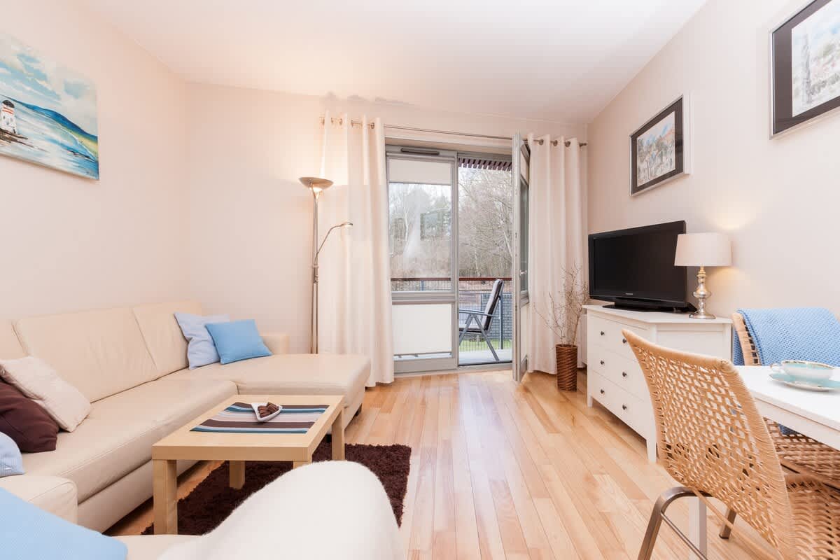 Bałtycka 11 Świnoujście | Bright Studio with Furnished Balcony — Świnoujście, Województwo zachodniopomorskie — vacation rental