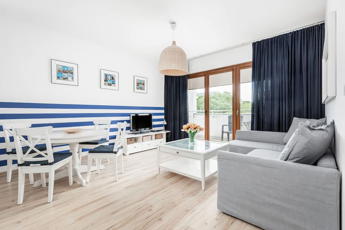 Chełmońskiego 4C Świnoujście | Bright Apartmentn Maritime Style with a Balcony | Close to the Centre  — Świnoujście, Województwo zachodniopomorskie — vacation rental