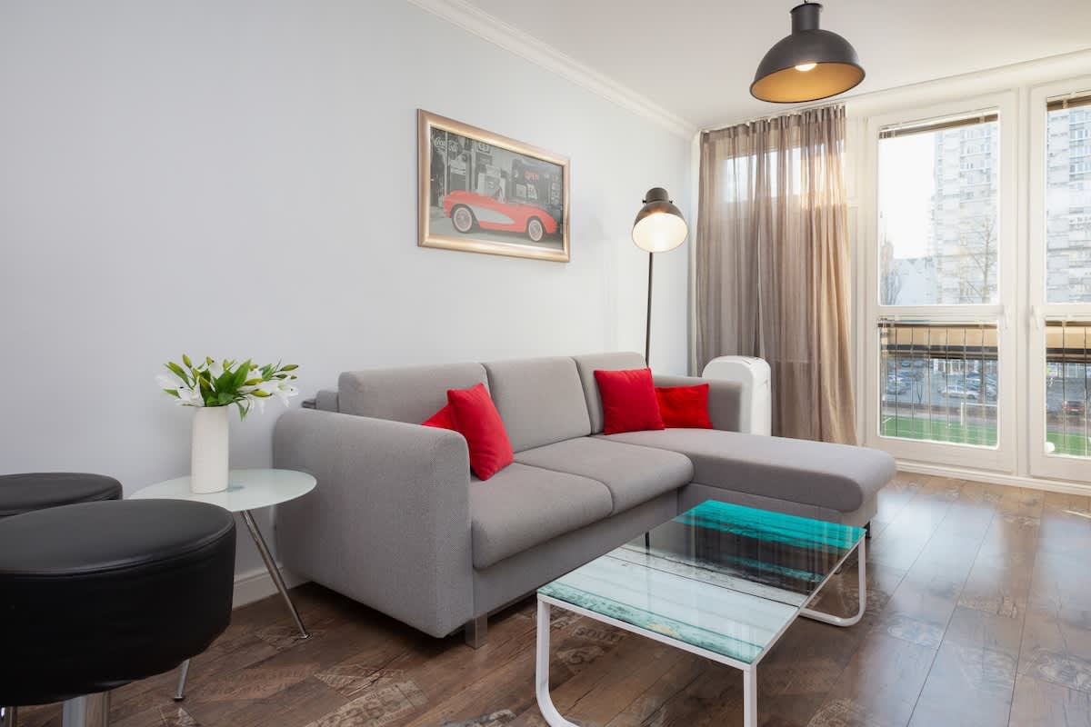 Pereca 2 | Modern Grey Apartment | Warsaw Center — Warszawa, Województwo mazowieckie — vacation rental