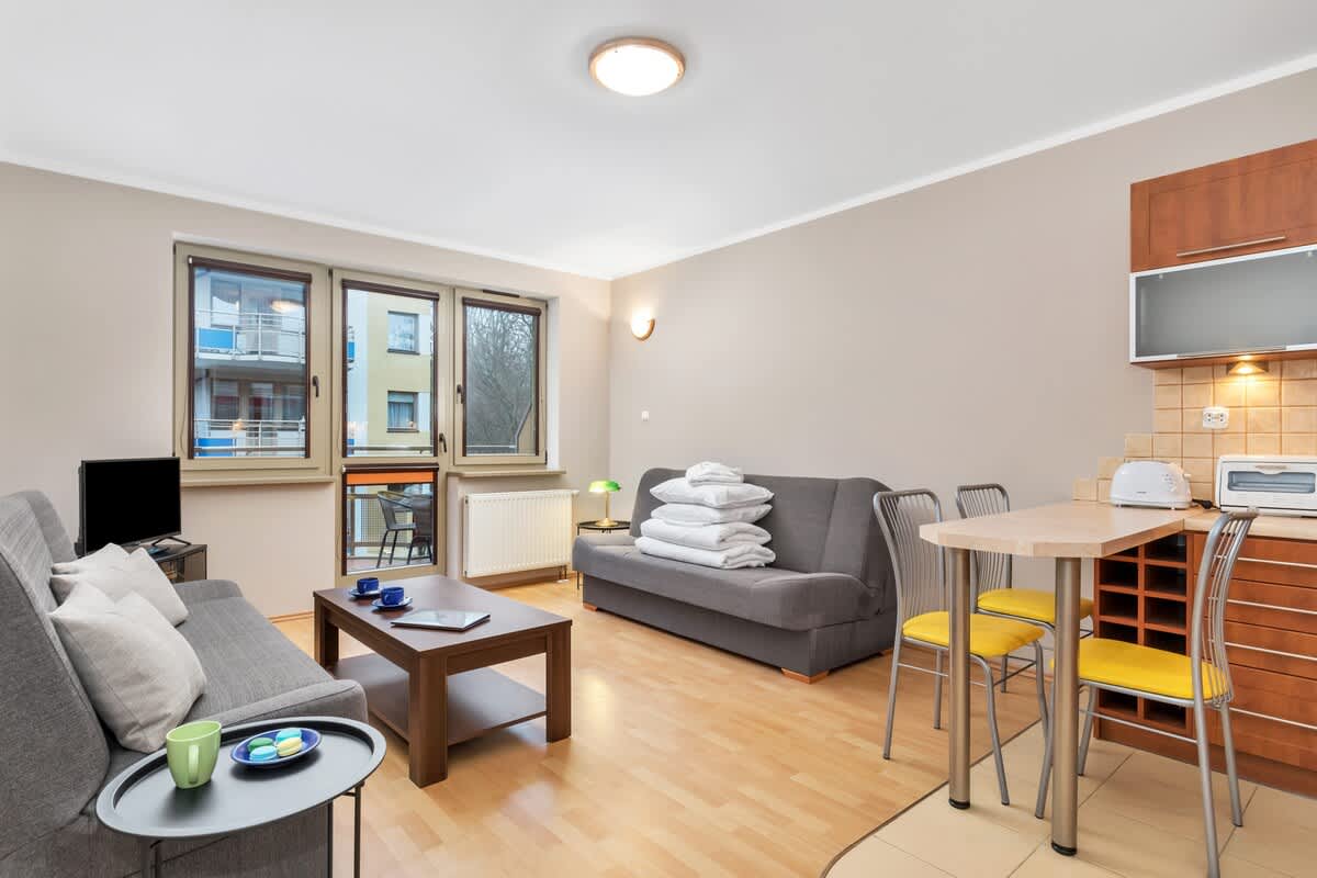 Zdrojowa 24 | Świnoujście Studio | Balcony — Świnoujście, Województwo zachodniopomorskie — vacation rental