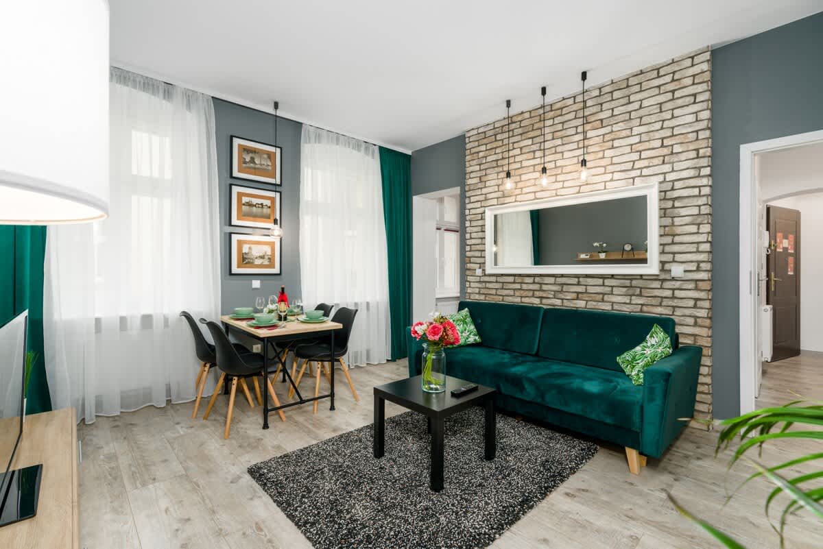 Garbary 35 | Emerald and Grey Apartment | Poznań — Poznań, Województwo wielkopolskie — vacation rental
