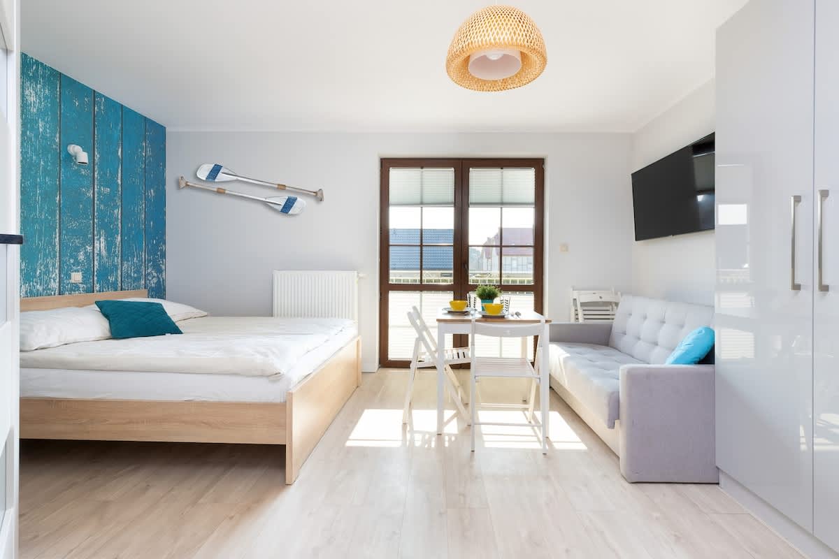 Liliowa 3 Dębki | Unique Studio | Balcony and Parking — Dębki, Województwo pomorskie — vacation rental