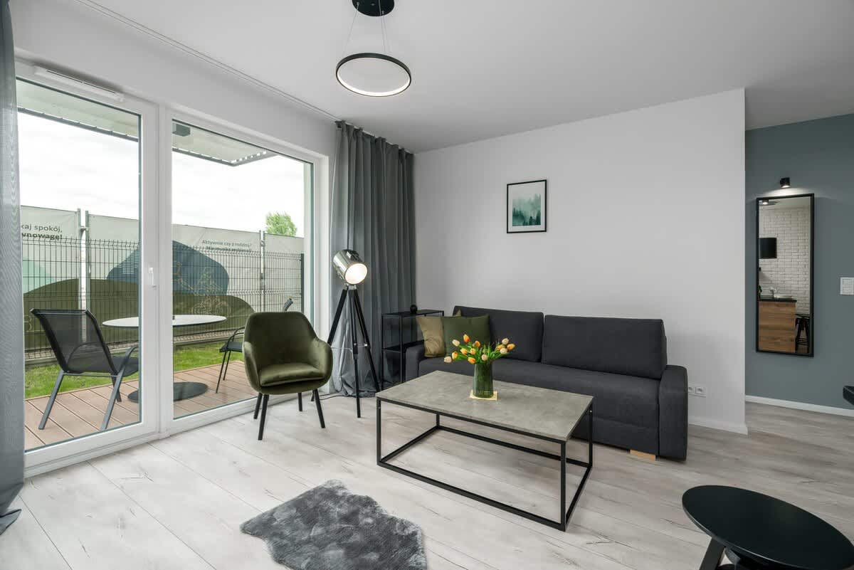 Garbary 104D Poznań | Stylish Apartment with Terrace & Parking | Excellent Location in the City Centre — Poznań, Województwo wielkopolskie — vacation rental