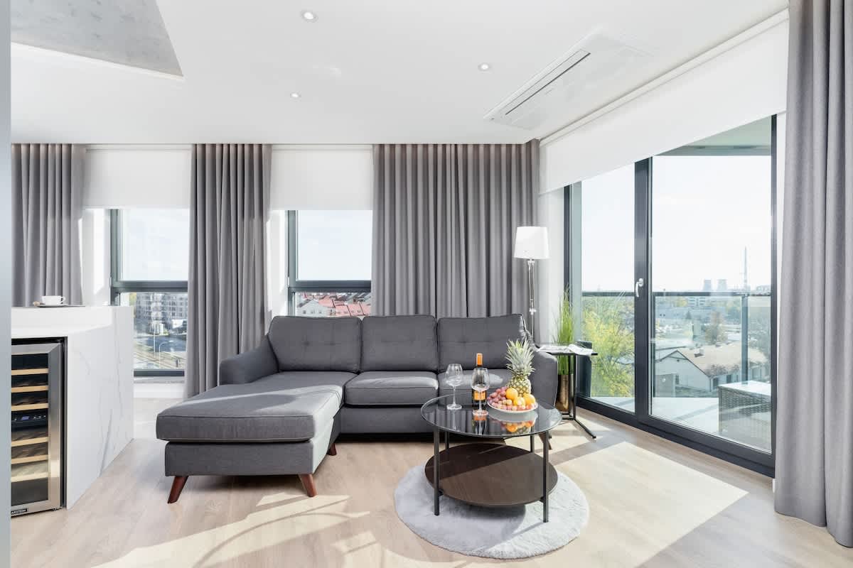 Mogilska 120B Krakow | Luxury 2-Bedroom Apartment | Parking & Balconies — Kraków, Województwo małopolskie — vacation rental