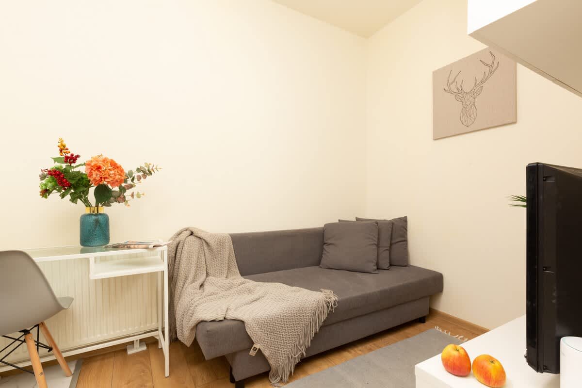 Miączyńska 14 Warsaw | Micro Studio | Smart TV | Mokotów