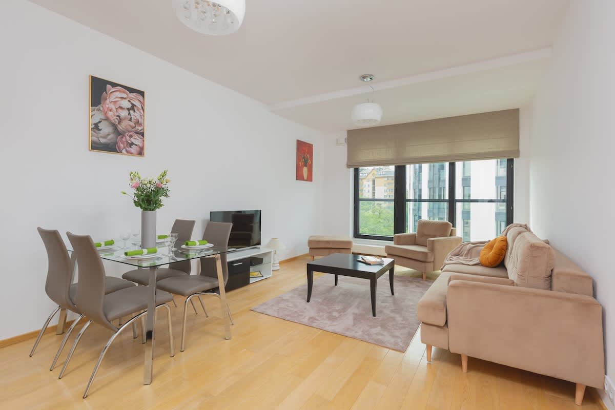 Dzielna 64 Warsaw | Modern Apartment with Parking | Balconies  — Warszawa, Województwo mazowieckie — vacation rental