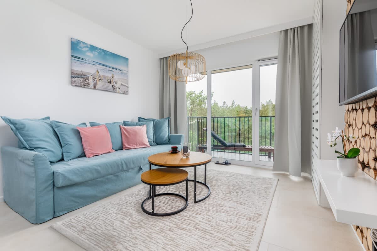 Na Wydmach B36 Międzywodzie | Blue Apartment with Parking Near the Beach — Międzywodzie, Województwo zachodniopomorskie — vacation rental