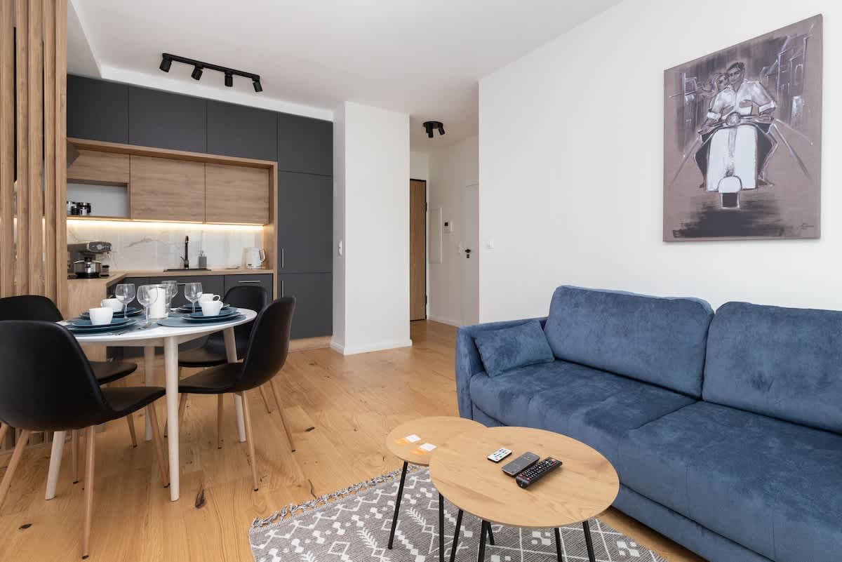 Vespa Apartment | Gdynia | Elegant Apartment with Balcony and Parking | Centre — Gdynia, Województwo pomorskie — vacation rental