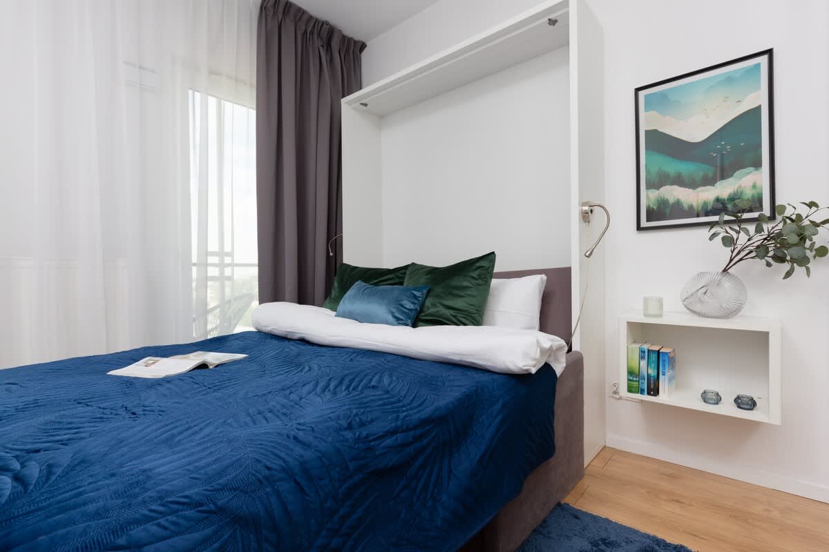 Kasprzaka 31 Warszawa | Dark Blue Studio with Air Conditioning — Warszawa, Województwo mazowieckie — vacation rental