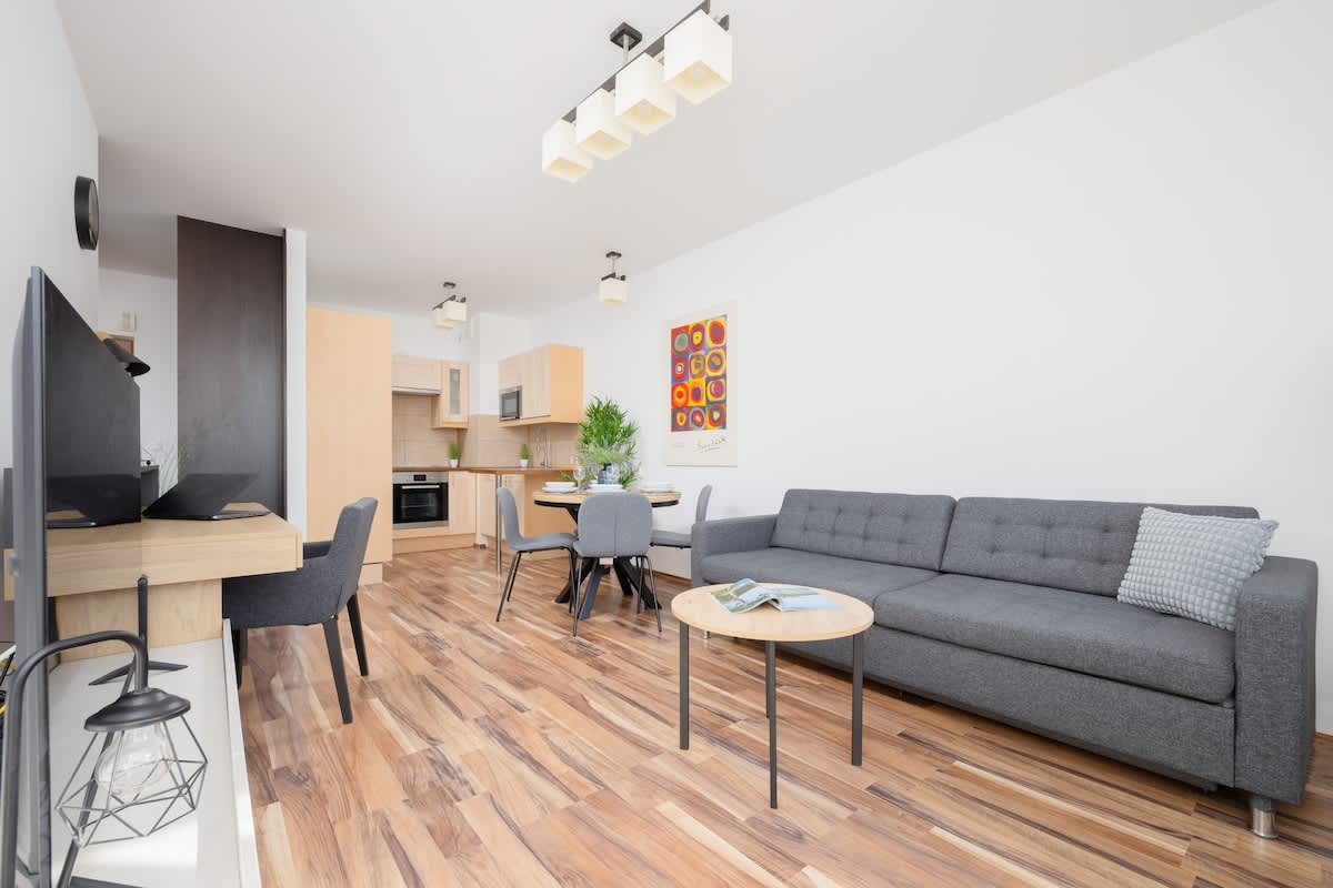 Spacious Apartment with Parking and Balcony by Noclegi Renters — Warszawa, Województwo mazowieckie — vacation rental