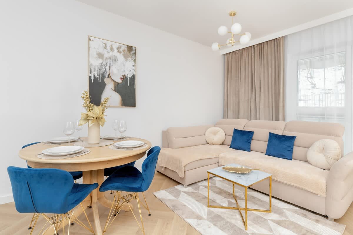 Bright Beige Apartment | Balcony | Gdańsk — Gdańsk, Województwo pomorskie — vacation rental
