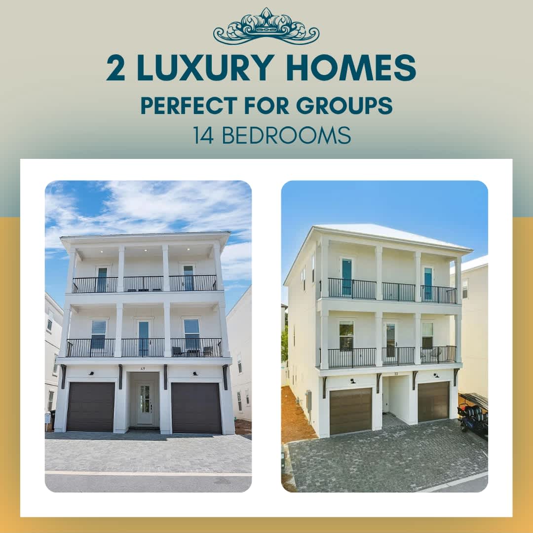 2 Homes w/ Pools & Game Room | 14BR Total