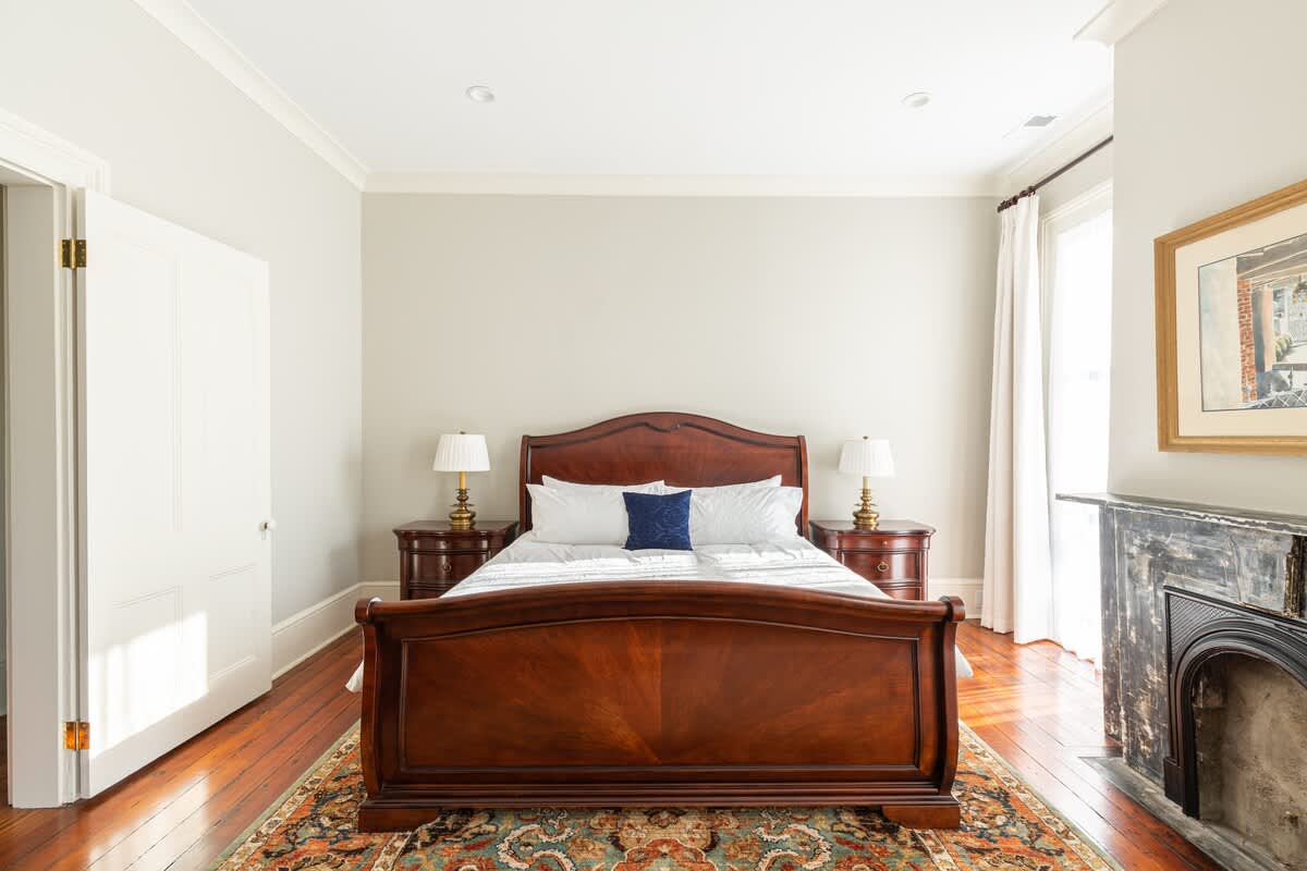 Bedroom 1 King Sleigh Bed