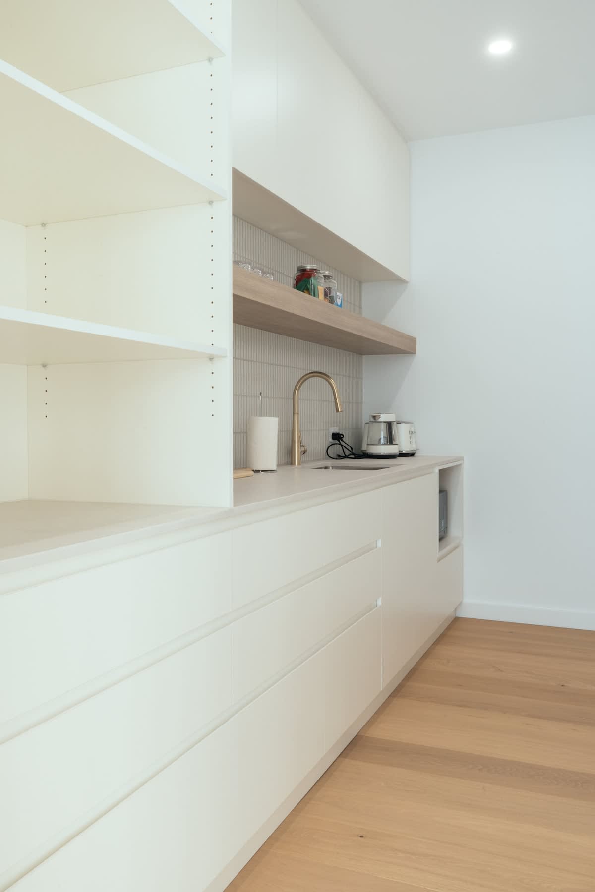 separate to kitchen, butlers pantry upstairs behind kitchen