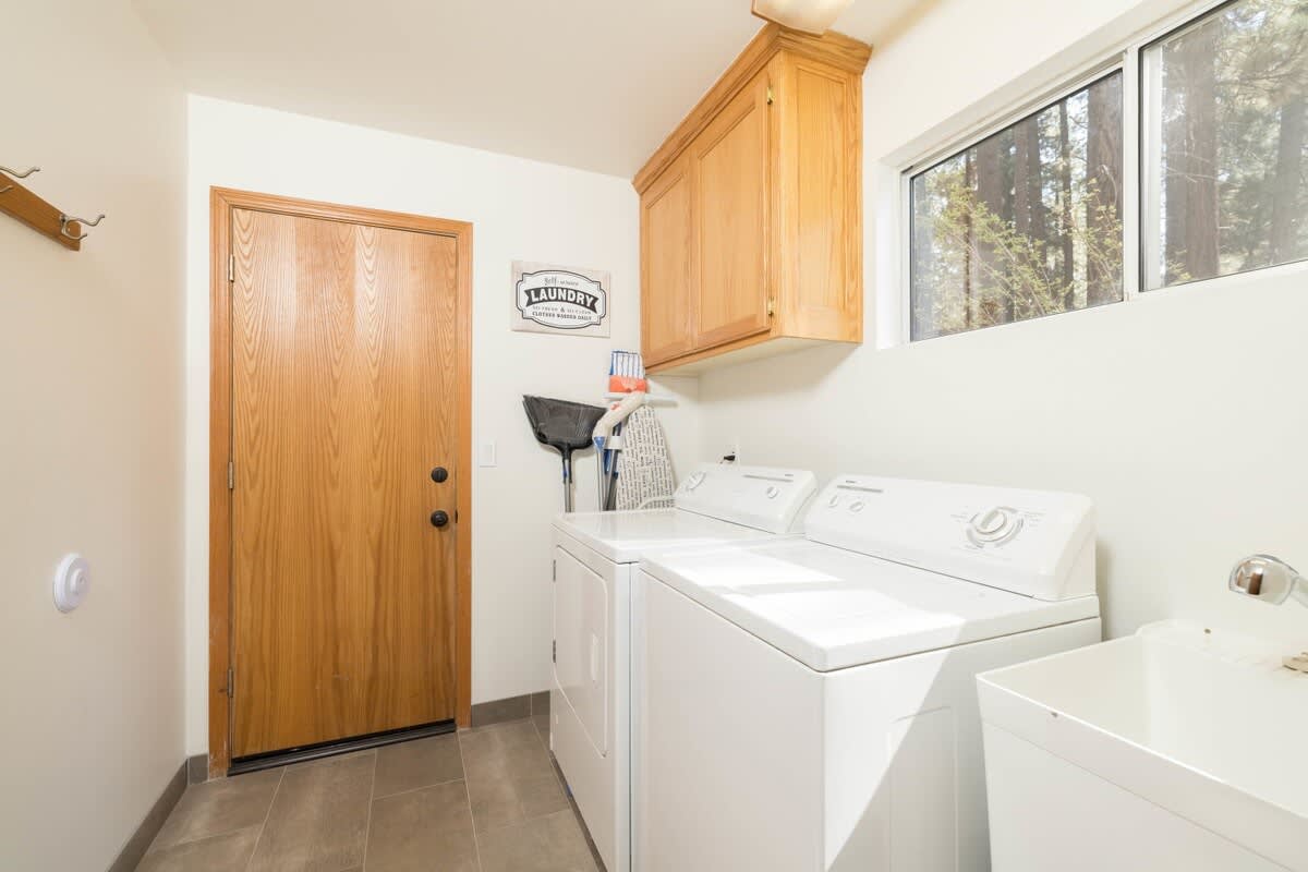 Convenient Laundry Room.