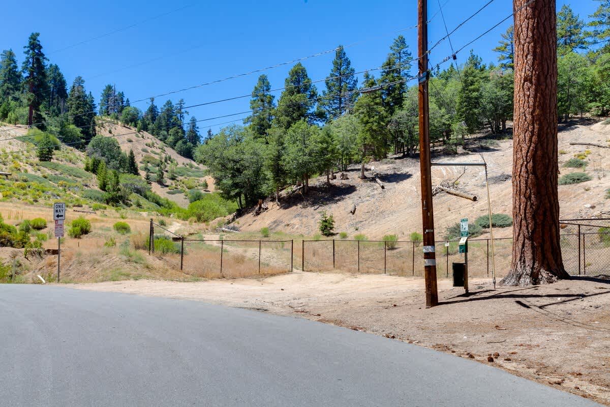 The National Forest starts right out back for hiking and sledding