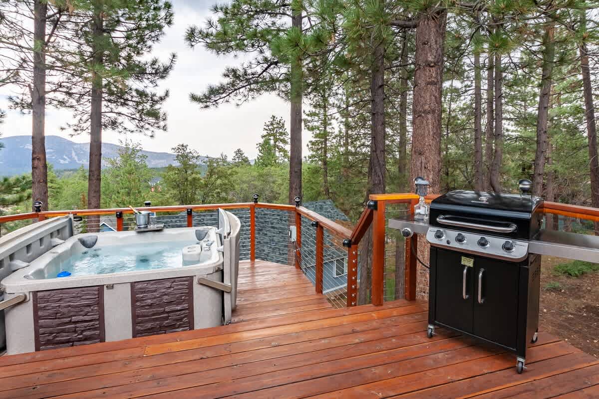 Hot tub and propane BBQ