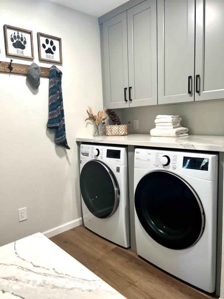Washer and dryer