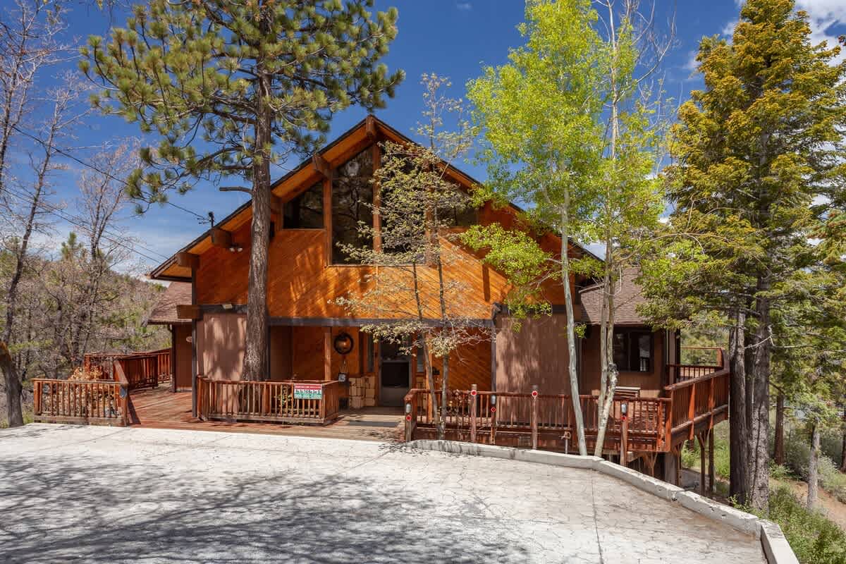 Front of the chalet