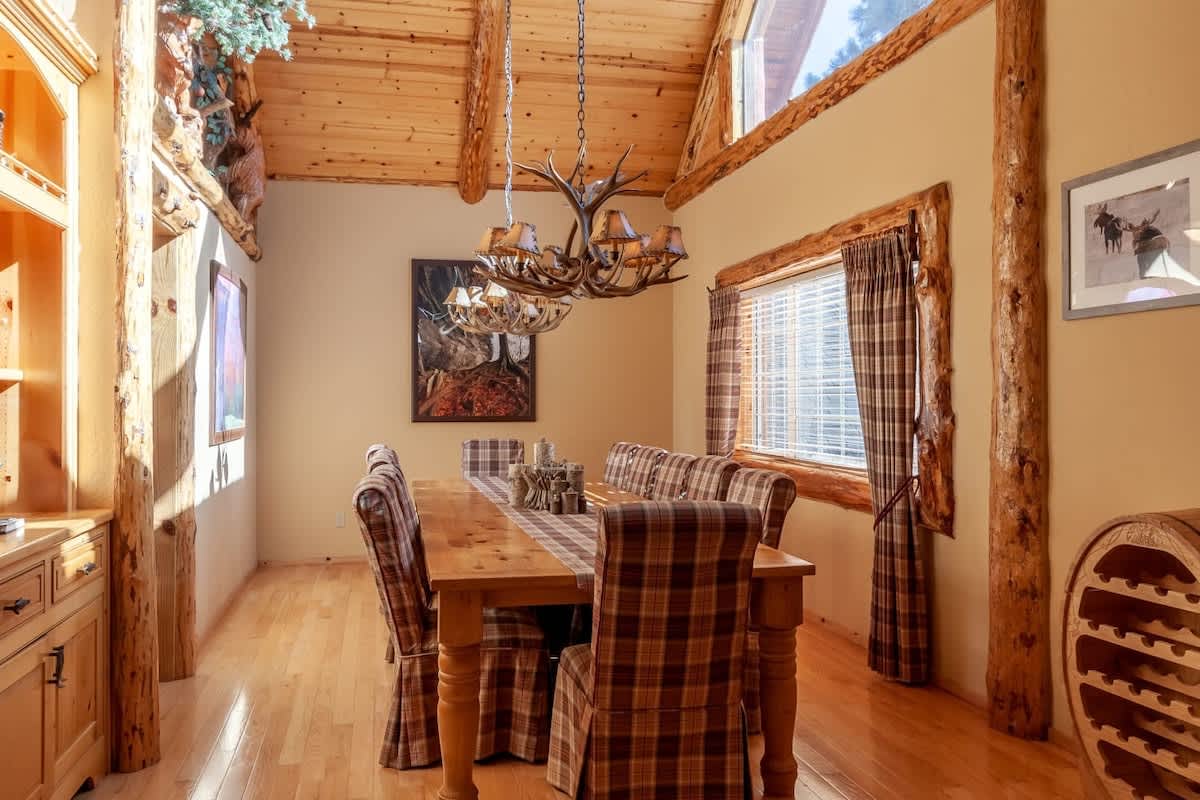 Formal dining room seats 12