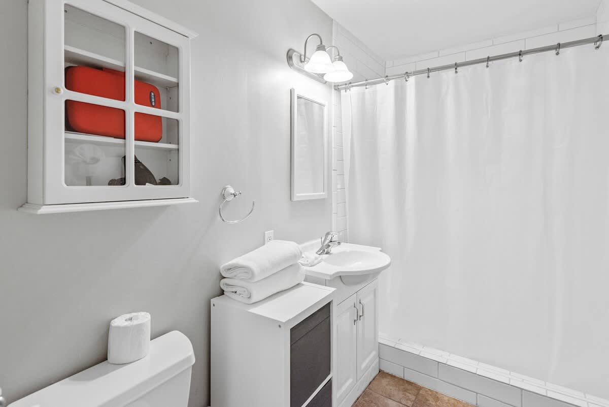 Remodeled bathroom