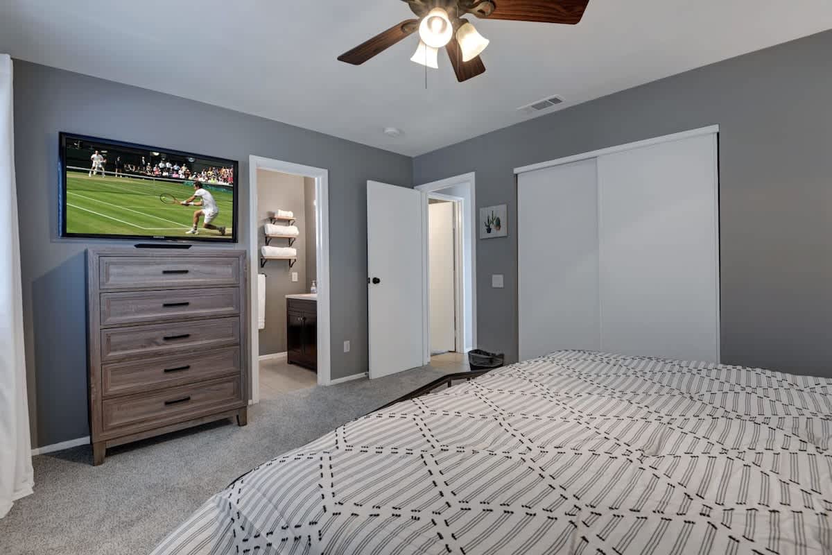 Master Bedroom with private full bathroom