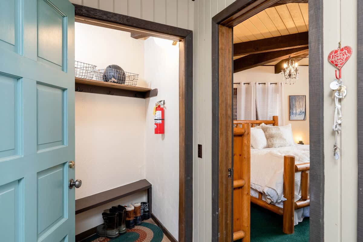 Mud room for boots and ski gear
