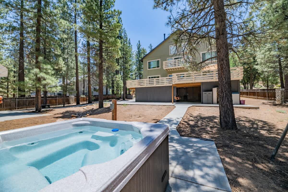 Just added relaxing hot tub under the stars.