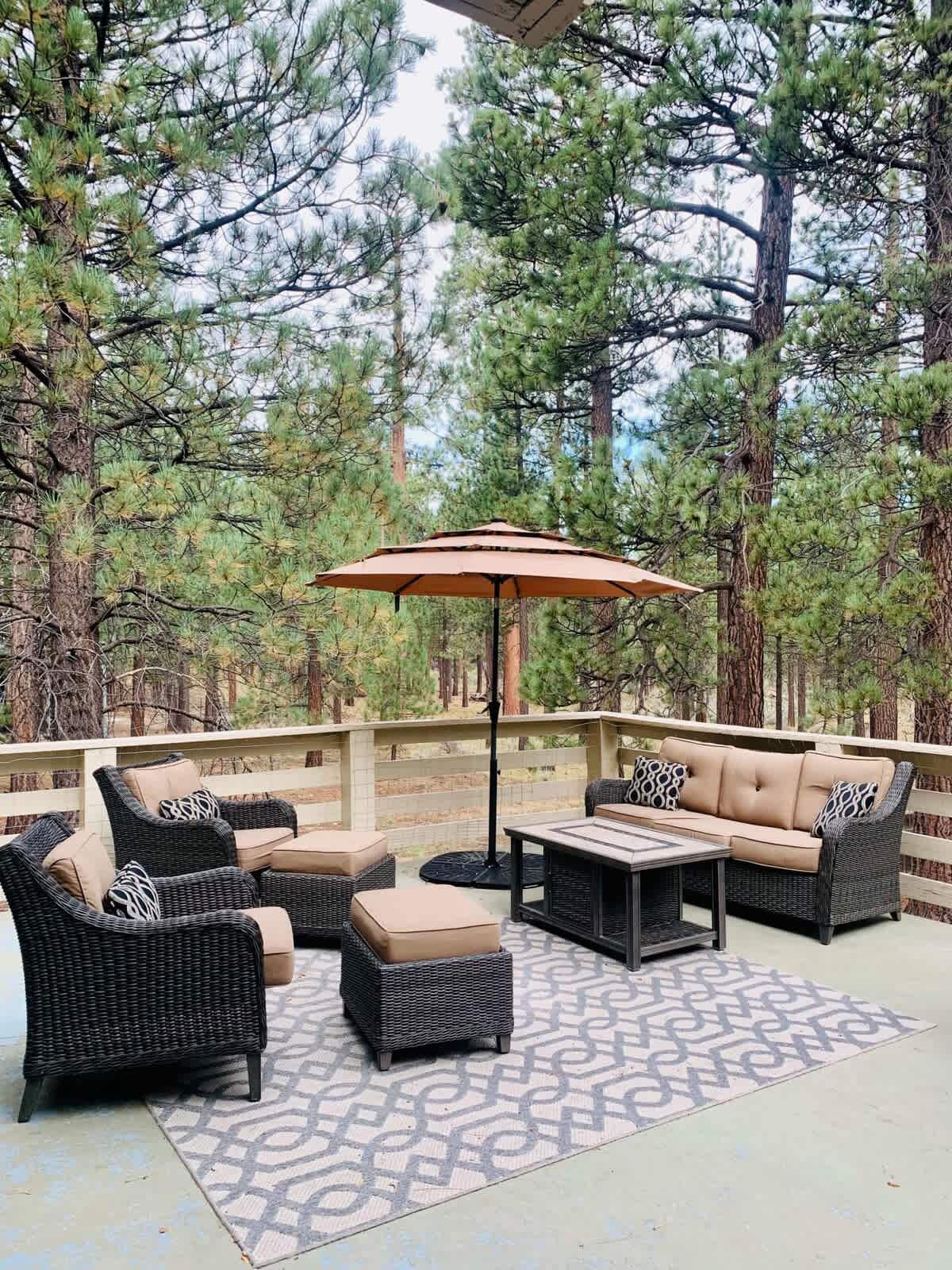 Great views from back deck