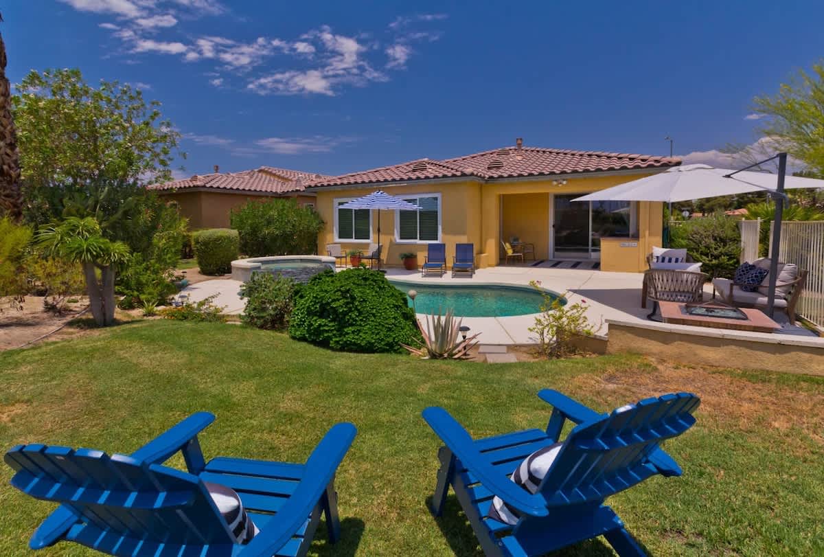 Soak  in some rays on nice lawn chairs.