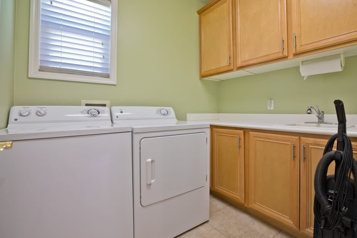 Convenient Laundry room for extended stays.