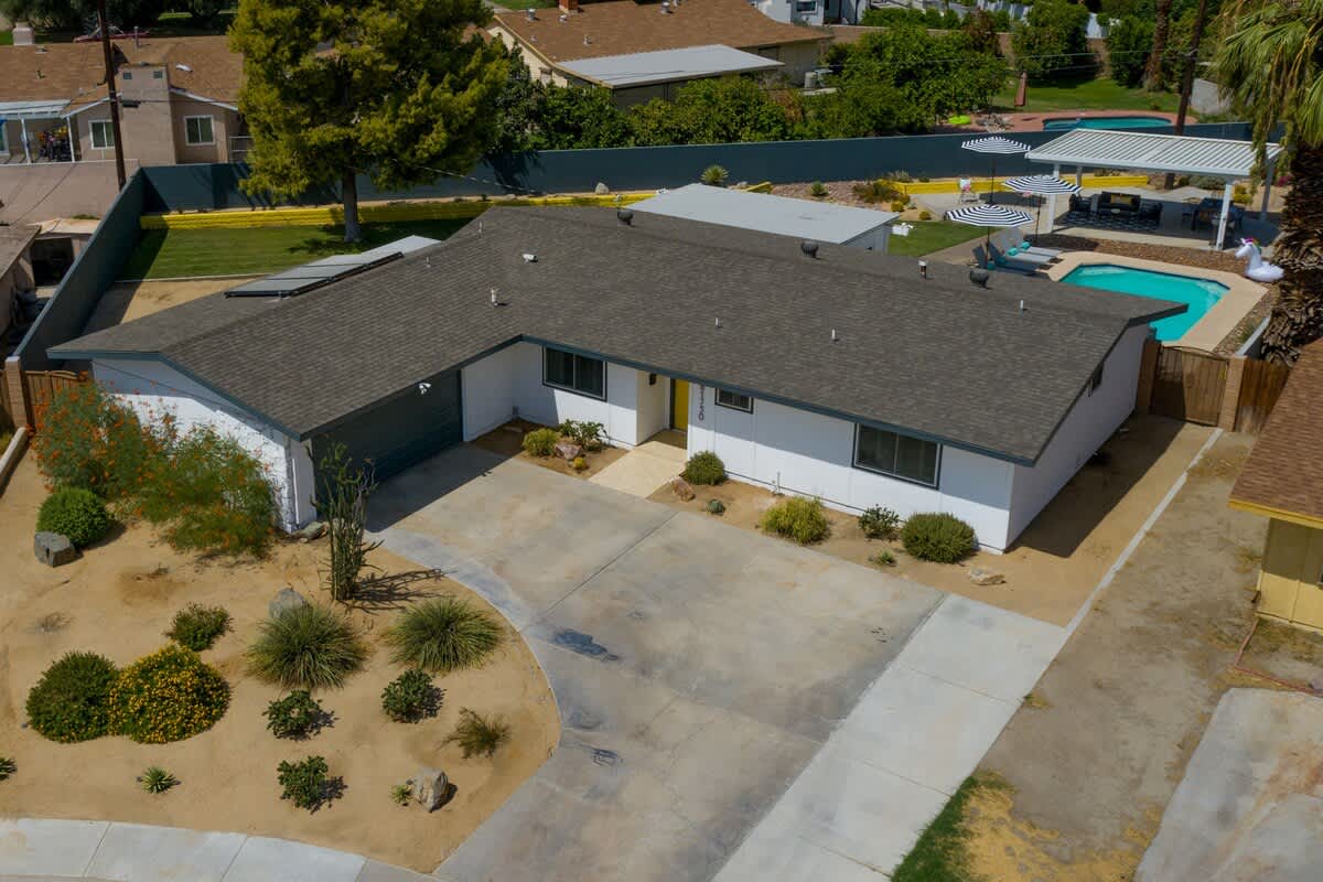 Cool Aerial View of the Modern Private Compound.