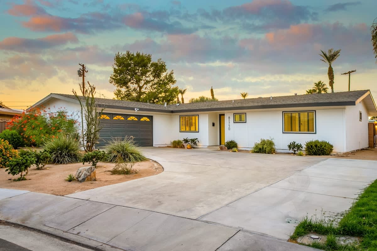 Welcome to your modern desert pool oasis.
