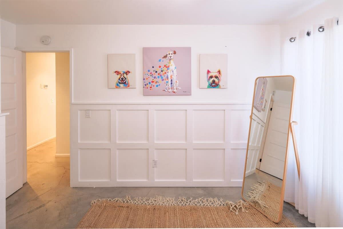 Whimsical third bedroom details.