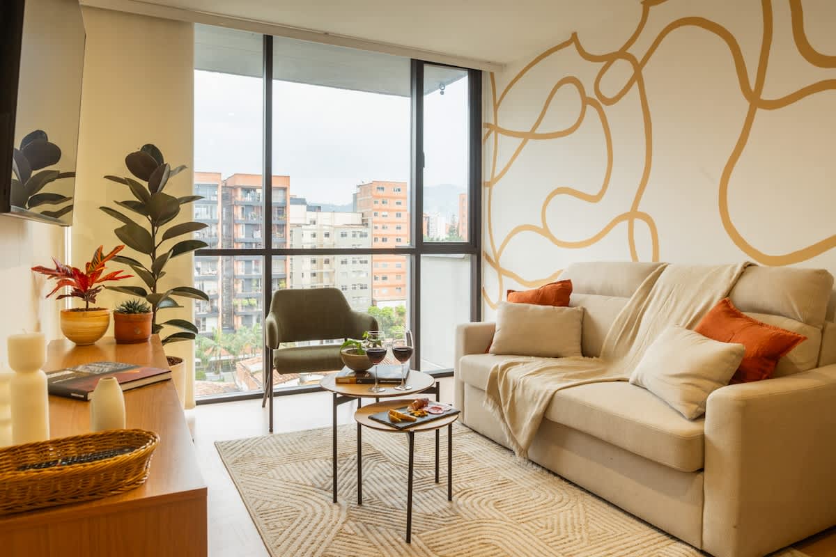 Stylish & Earthy 1BR Retreat in Laureles main photo