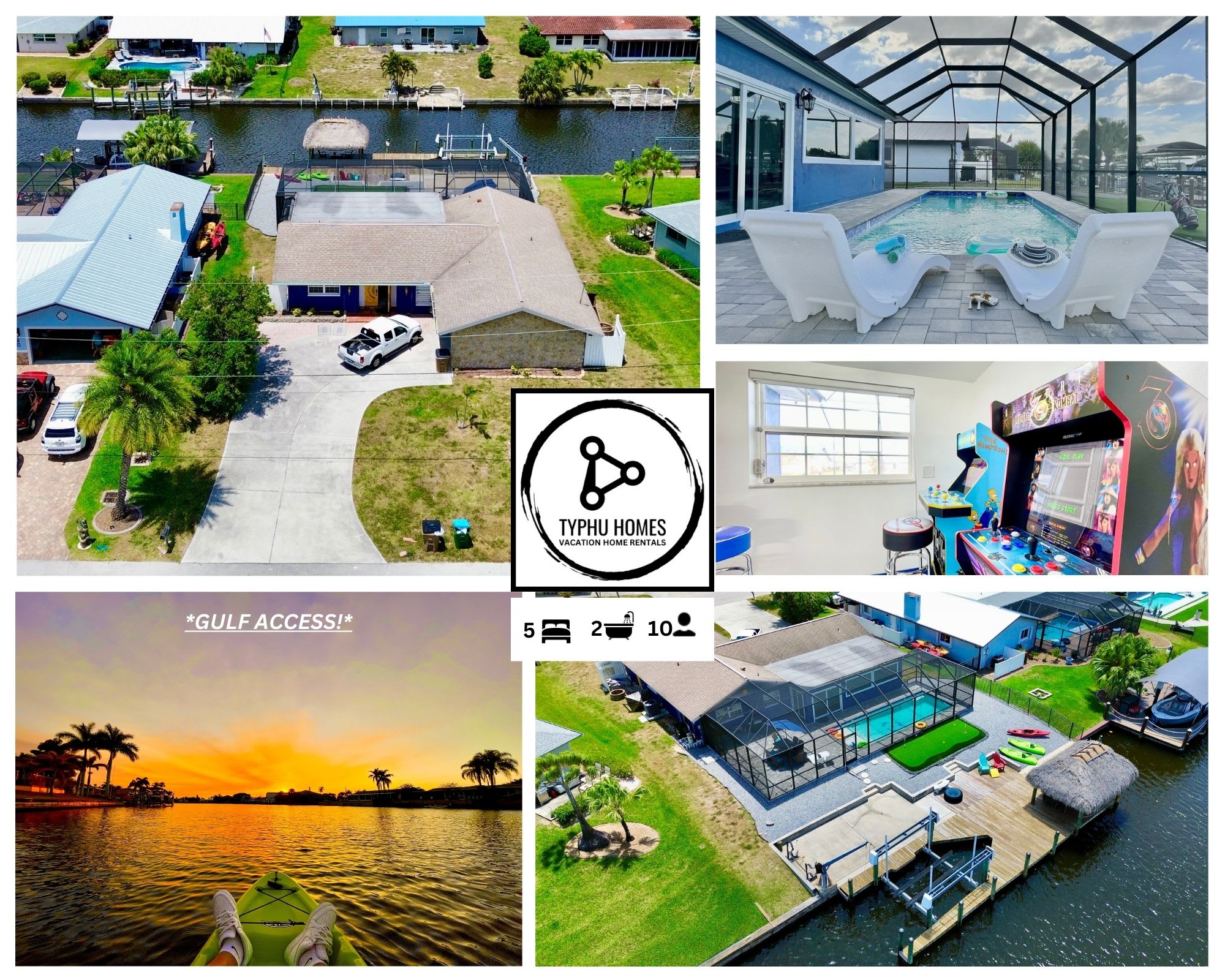 Waterfront Villa with Heated Pool — Cape Coral, FL — vacation rental