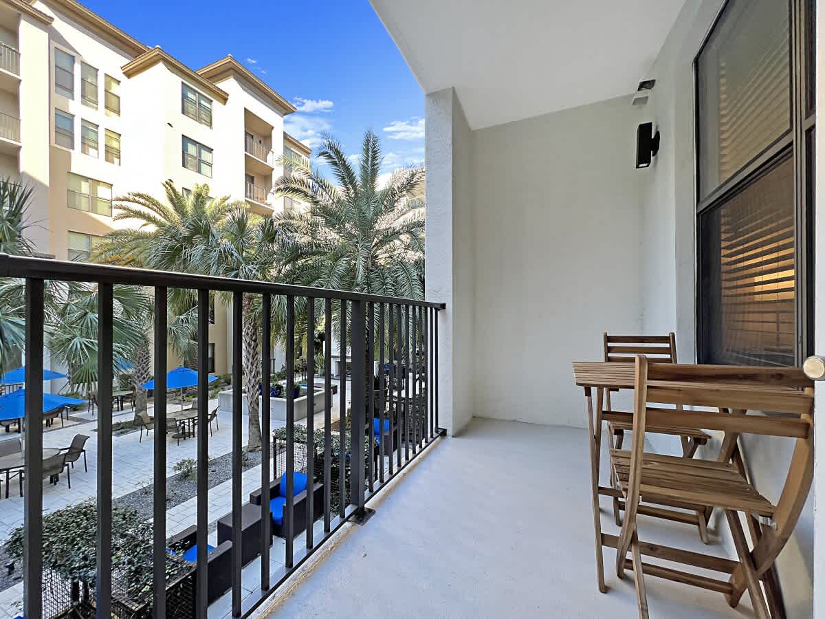 Lush Courtyard Views Luxury Amenities in Westshore